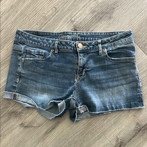 Aeropostale Women's Blue Denim Shorts